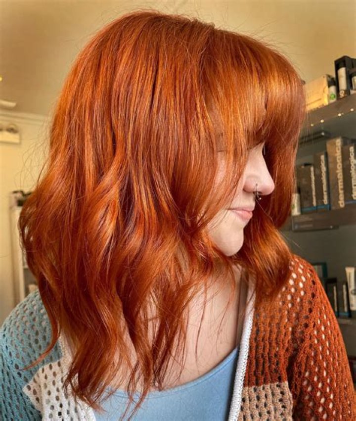 Pumpkin Spice Latte Hair Is This Season's It Girl Colour – See Photos