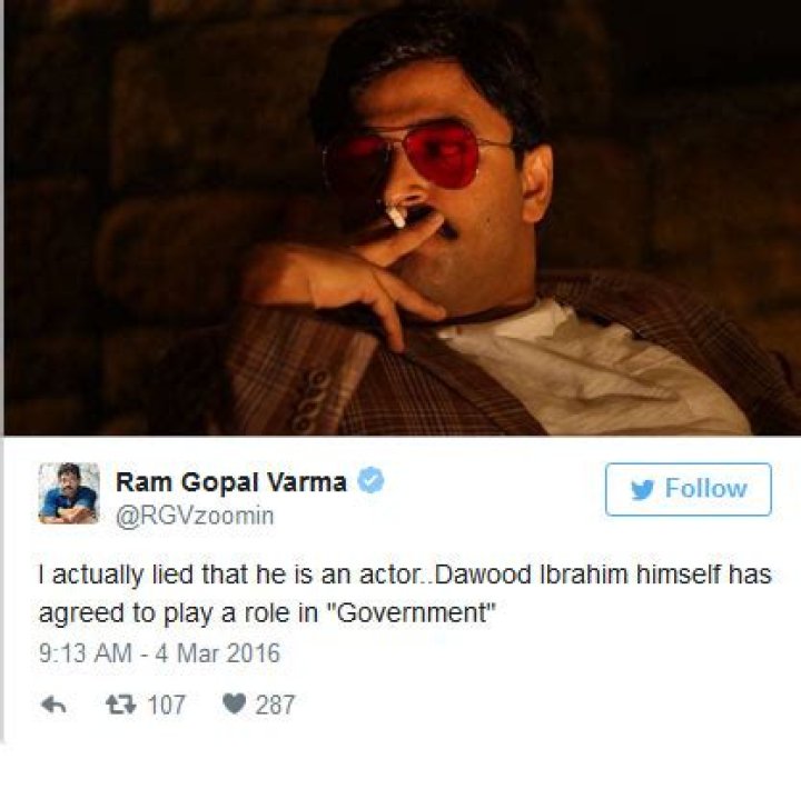 Ram Gopal Verma next film to feature Dawood Ibrahim
