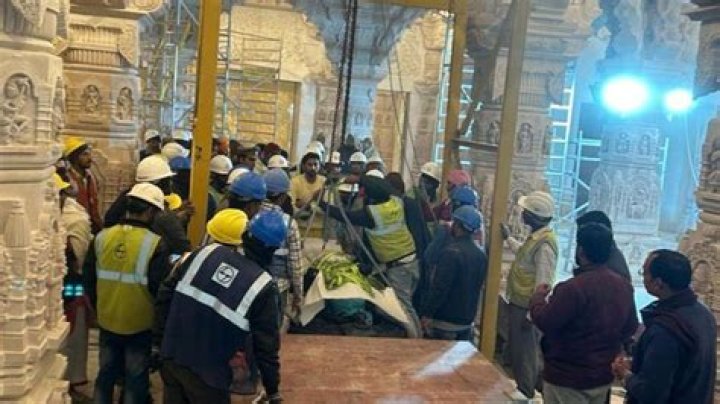 Ram Mandir Pran Pratishtha: Ram Lalla's idol brought inside sanctum sanctorum of Ayodhya temple