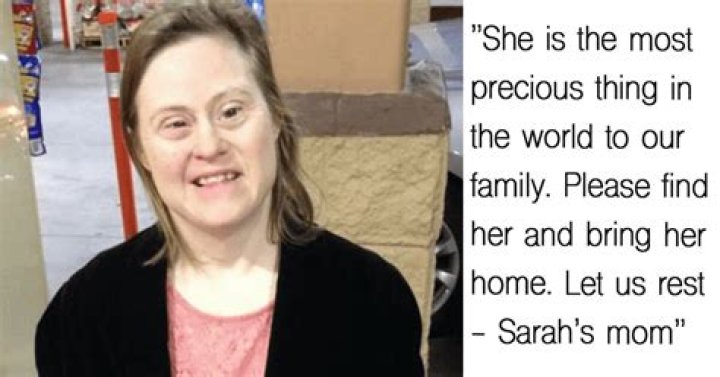 Tragic update: Remains of Sarah Galloway, woman with Down syndrome who went missing 11 months ago, have been found