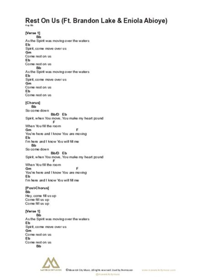 Unveiling The Magic Of "Rest On Us Lyrics"