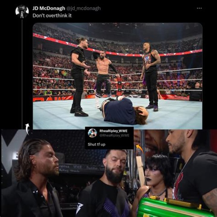 Rhea Ripley Tells JD McDonagh To ‘Shut Up’ Despite Judgment Day Alliance