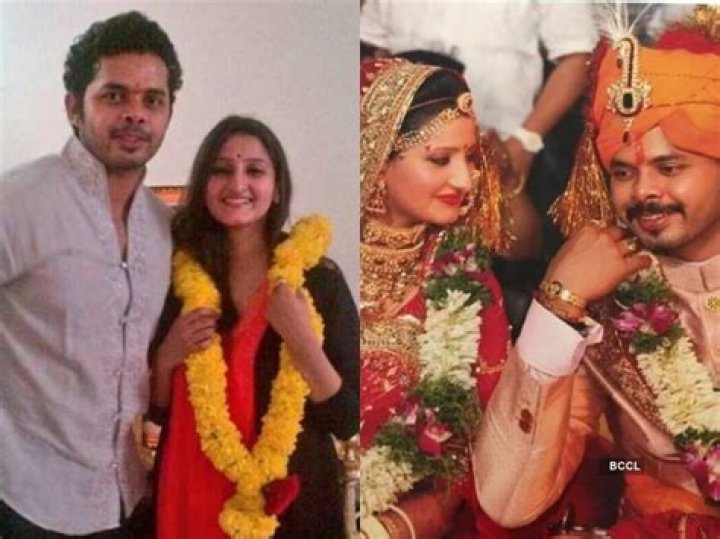 Royal wedding of Sreesanth with girlfriend Bhuvaneshwari