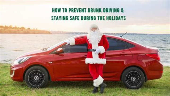 Safe and sound: Tips to avoid drunken driving during the holidays