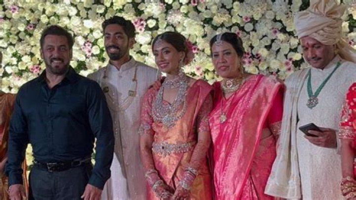 Salman Khan attends Pooja Hegde's brother's wedding; poses with actress' family. See viral photos & videos – India TV