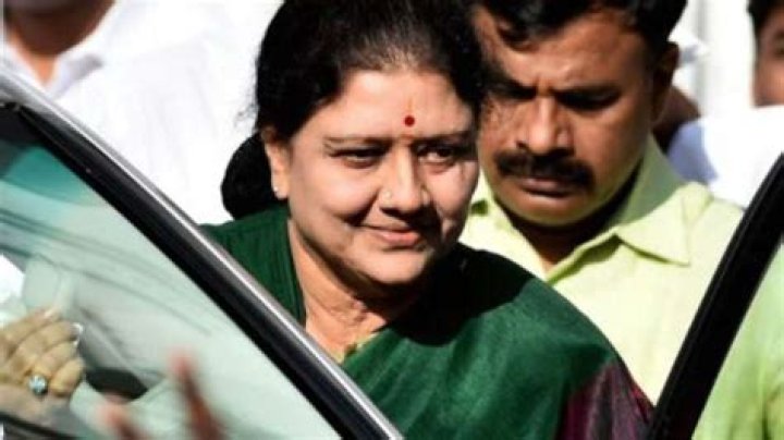Sasikala Tamil Nadu return four years AIADMK flag display grand reception – India TV