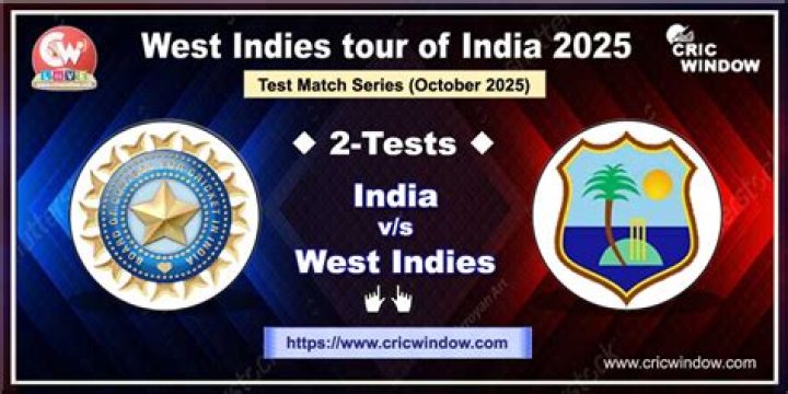 India's tour of West Indies schedule announced; Dominica, Trinidad set to host Tests