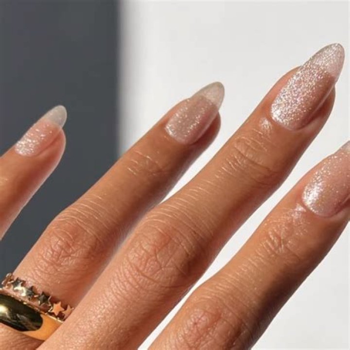 Sheer Sparkle Nails Are The Glazed Donut's Cute Little Sister