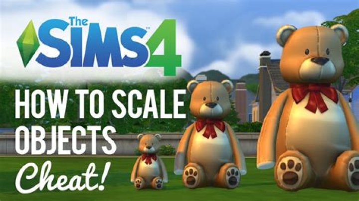 Sims 4 How To Resize Objects