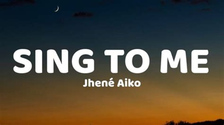 Exploring The Soulful Depths Of "Sing To Me" Lyrics By Jhene Aiko
