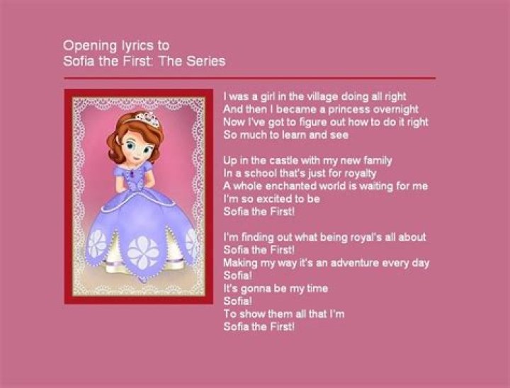 Discovering The Magic Of Sofia The First Theme Song Lyrics