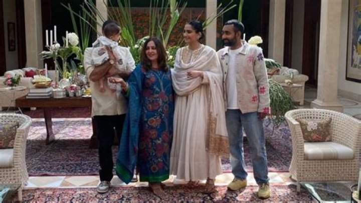 Sonam Kapoor and Anand Ahuja’s son Vayu gets warm welcome at luxurious Delhi home. See pics – India TV
