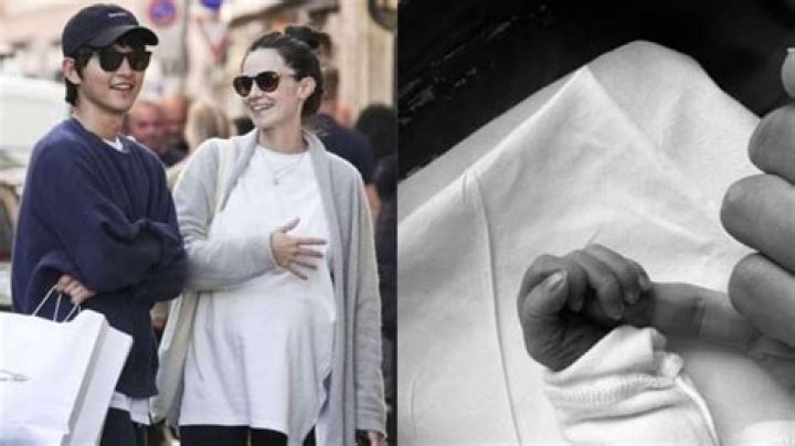 Song Joong-ki and Katy Louise Saunders blessed with baby boy, actor shares first photo – India TV