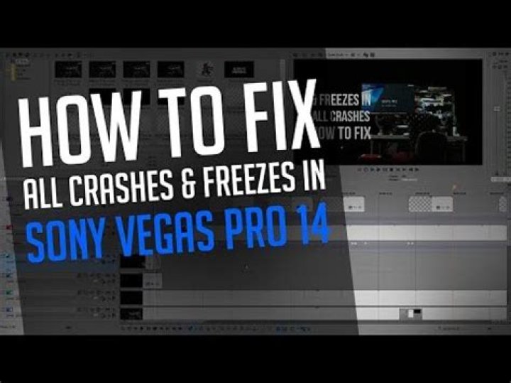 Quick Answer: Sony Vegas Crashes When Opening