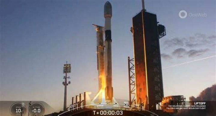 SpaceX launches 40 satellites in first of three missions for OneWeb