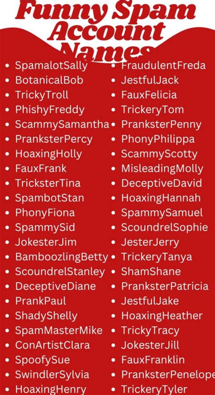 Understanding Spam Account Names: A Comprehensive Guide