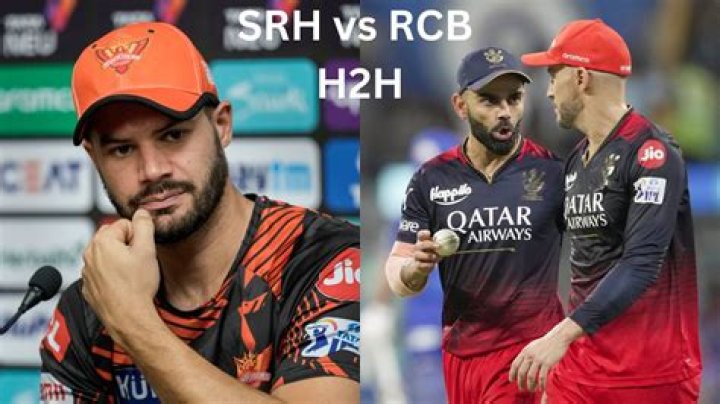 SRH vs RCB Head to Head: IPL 2023 Match 65