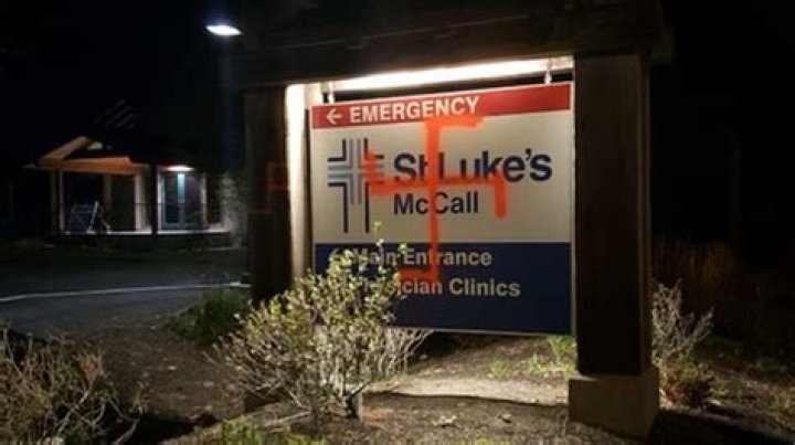St. Luke's vandalized: 'We at the City of McCall are outraged'