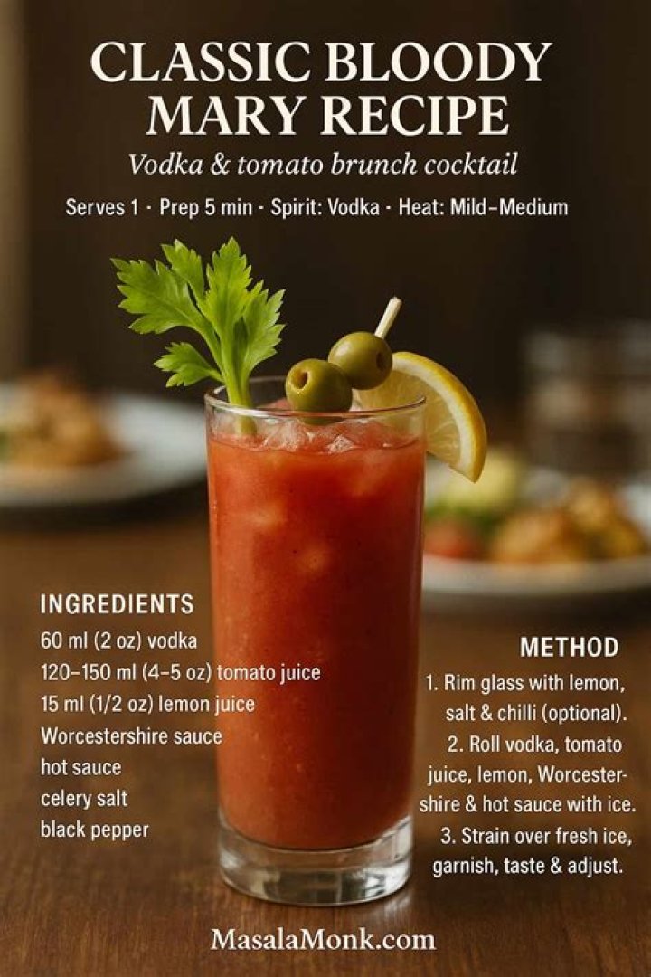 St. Regis Classic Bloody Mary Recipe