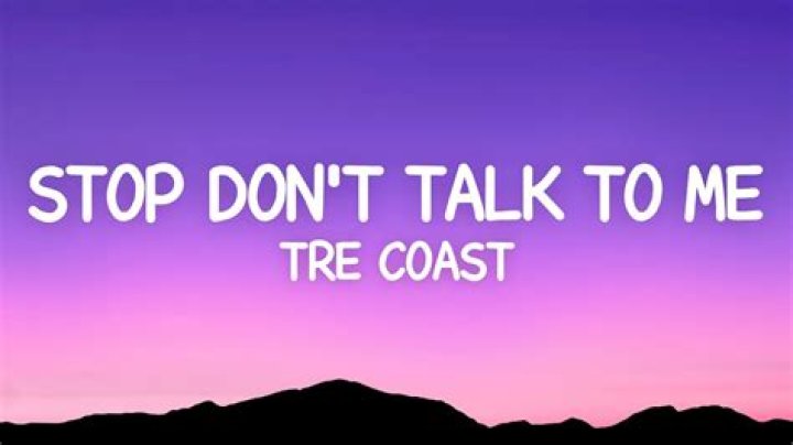 Unraveling The Meaning Behind "Stop Don't Talk To Me Lyrics"