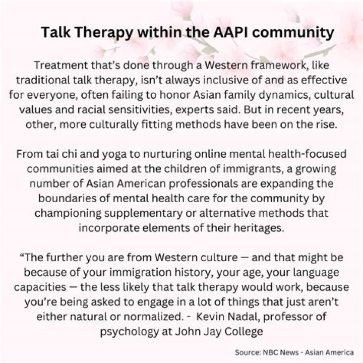 Talk therapy falls short for many Asian Americans. They’ve turned to centuries-old alternatives.  
