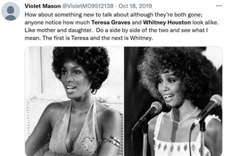 Unveiling The Connection Between Teresa Graves And Whitney Houston