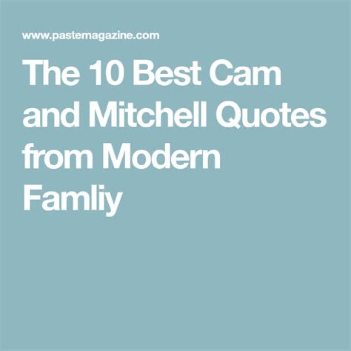 The 10 Best Cam and Mitchell Quotes from Modern Famliy