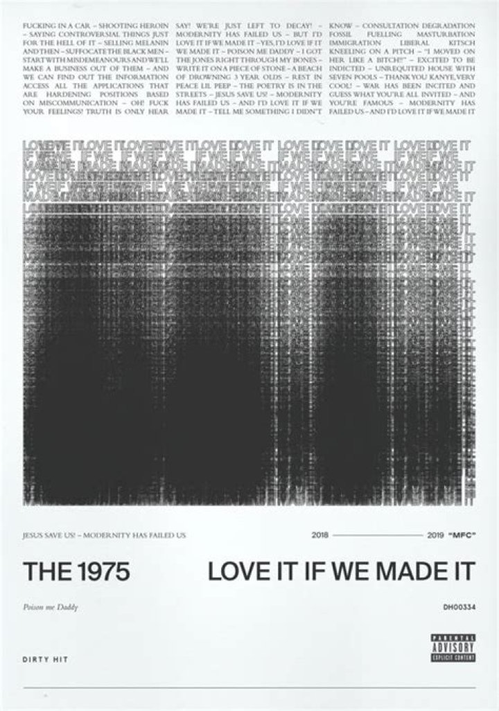 The 1975 Stay Hopeful on the Observant "Love It If We Made It"