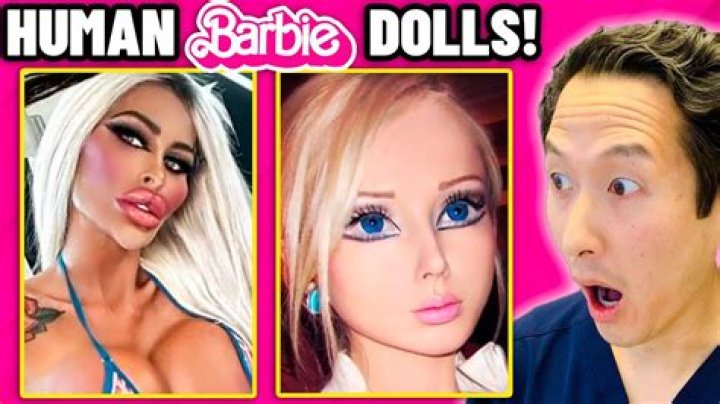 ”The human barbie”: This is how she looks without all her makeup