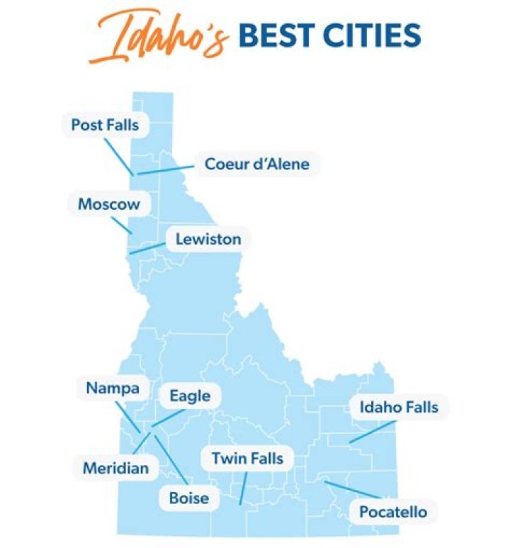 Three Idaho cities on the list of the 150 Best Small Towns in America