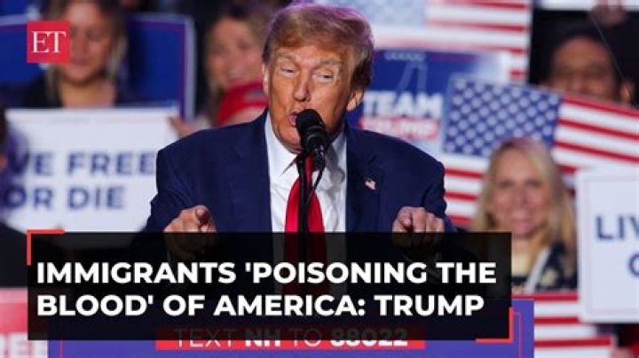 Trump says immigrants are ‘poisoning the blood of our country.’ Biden campaign likens comments to Hitler.