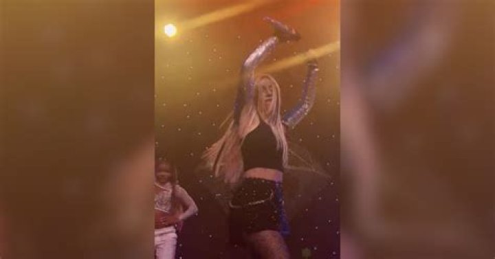 Video shows moment Singer Ava Max got hit on stage