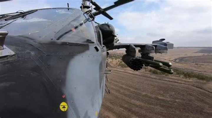 Viral Video Reportedly Shows Russian Attack Helicopter Dodge Wagner Missile
