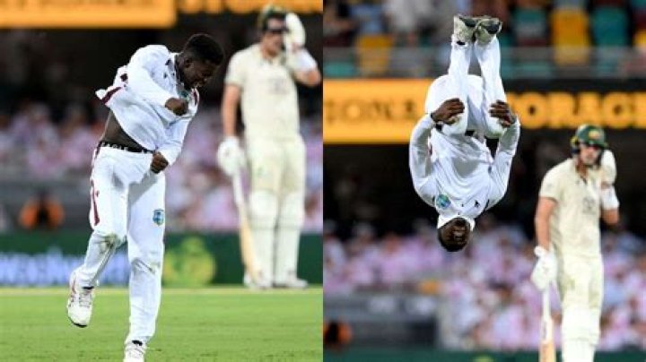 West Indies bowler Kevin Sinclair cartwheels twice after taking big wicket of Usman Khawaja on Test debut – India TV