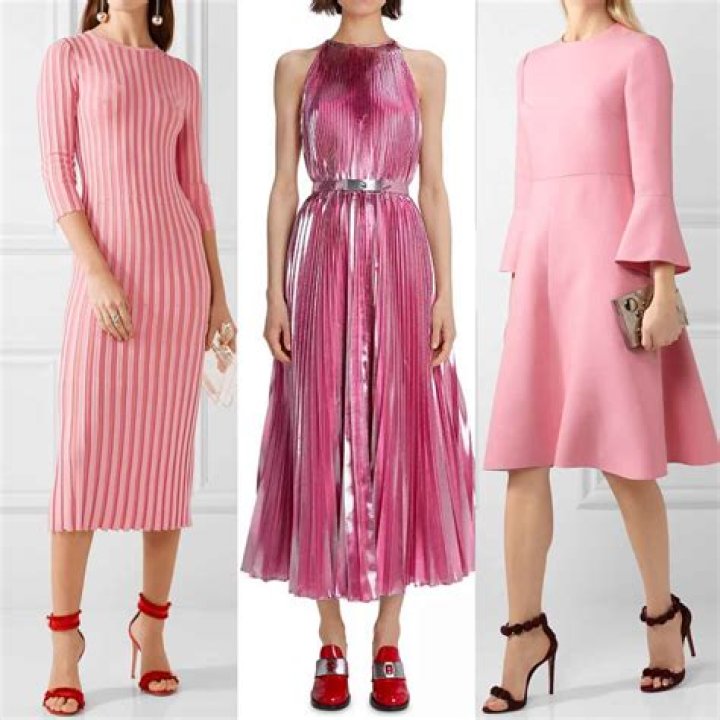 Quick Answer: What Color Goes With Light Pink Dress