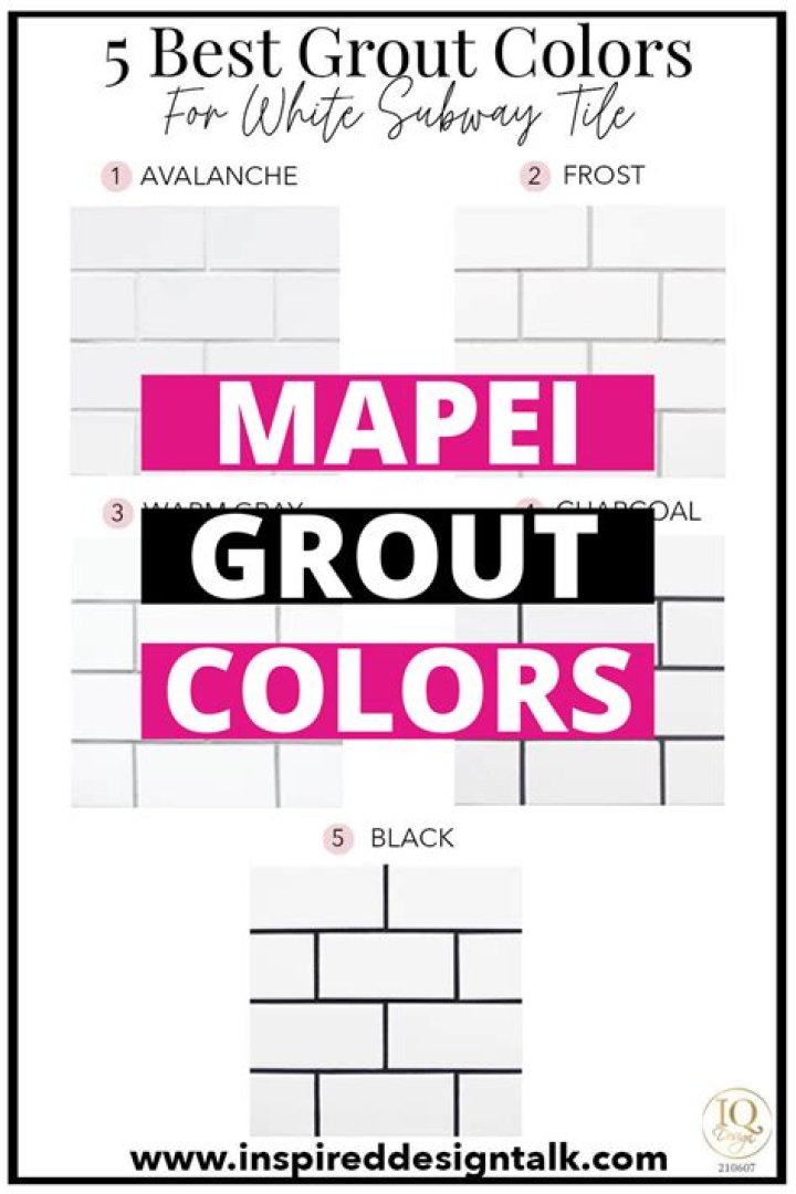 What Color Is Mapei Frost Grout
