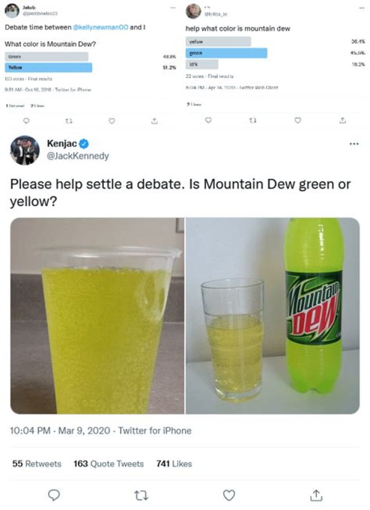 What Color Is Mountain Dew