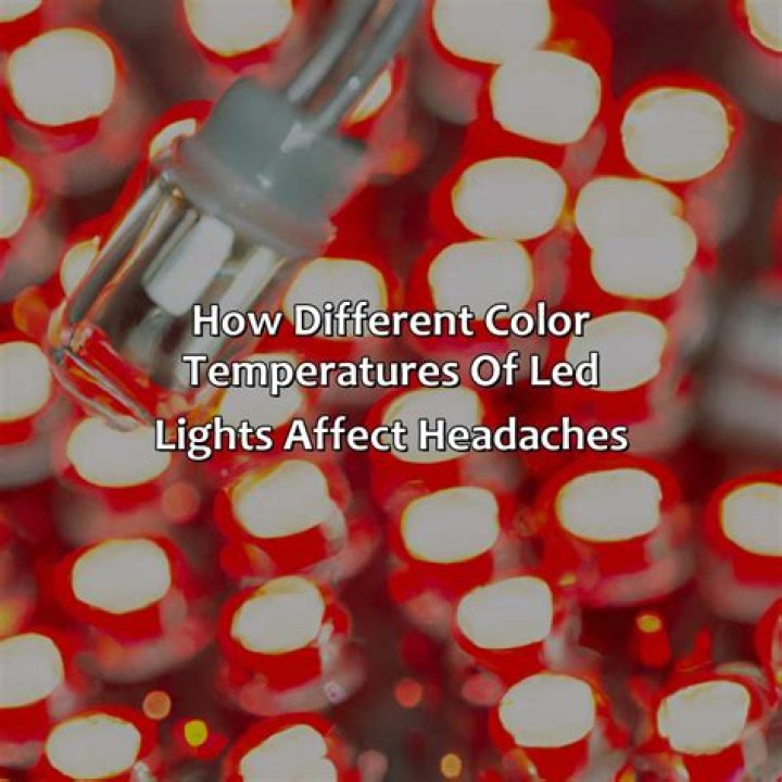 Question: What Color Led Lights Help With Headaches