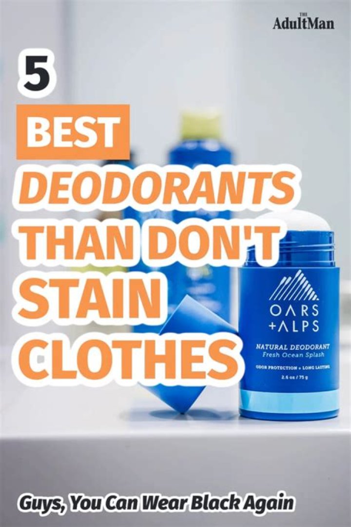 What Deodorant Doesn T Stain Clothes