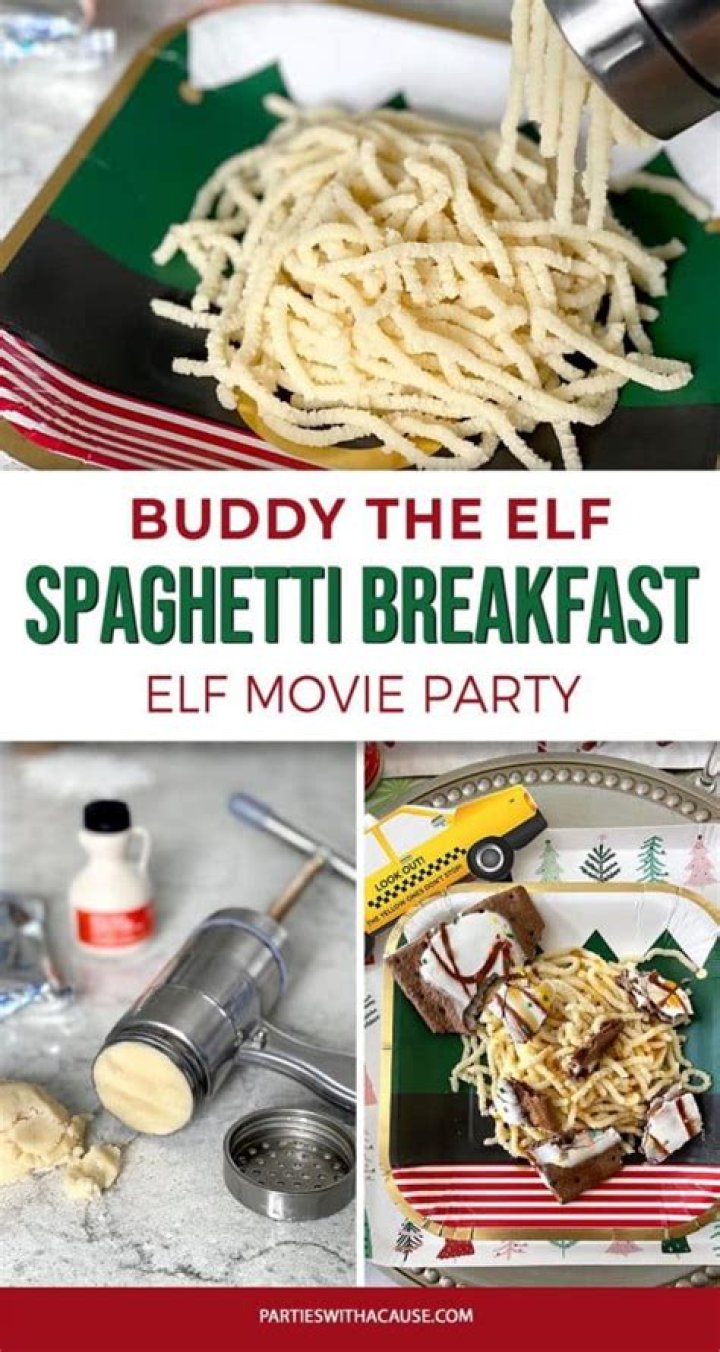 Quick Answer: What Did Buddy The Elf Put On His Spaghetti