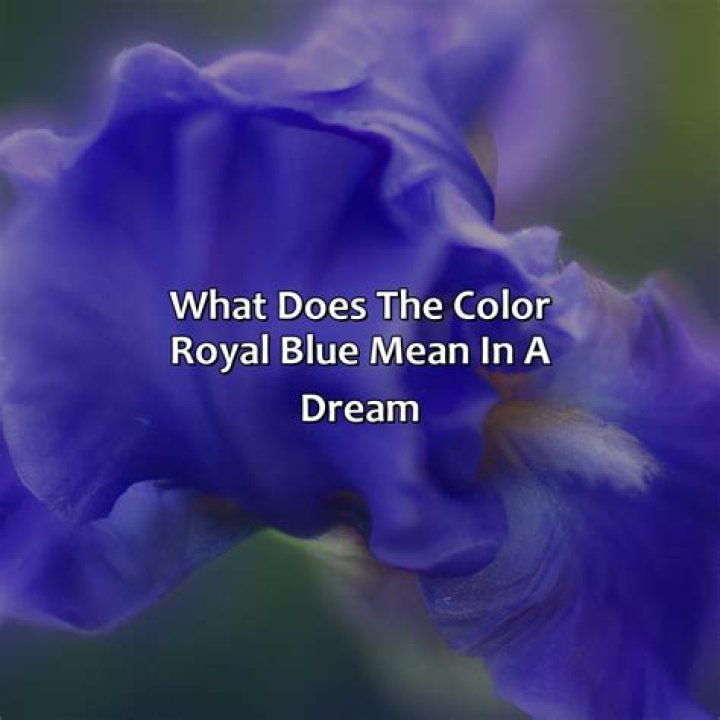 What Does Royal Blue Mean In The Bible