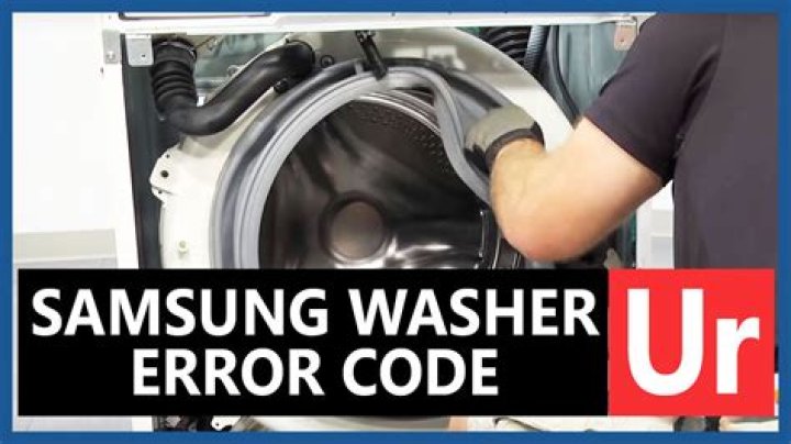 What Does Ur Mean On Samsung Washer