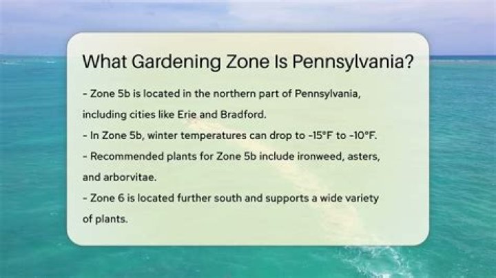 Quick Answer: What Gardening Zone Is Pennsylvania