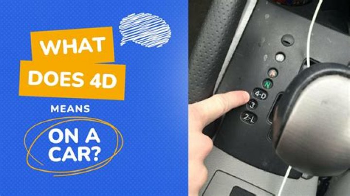 Question: What Is 4D Car