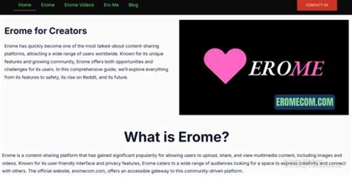What Is Erome: A Comprehensive Guide To The Popular Adult Platform