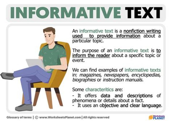 Quick Answer: What Is Information Text