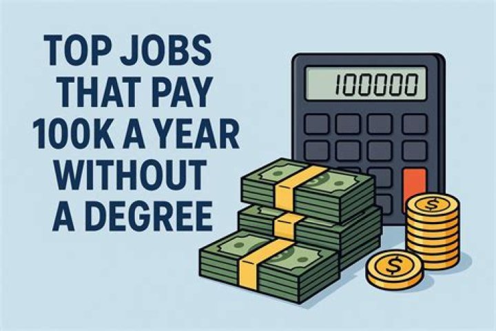 Quick Answer: What Jobs Pay Over 100K Without A Degree