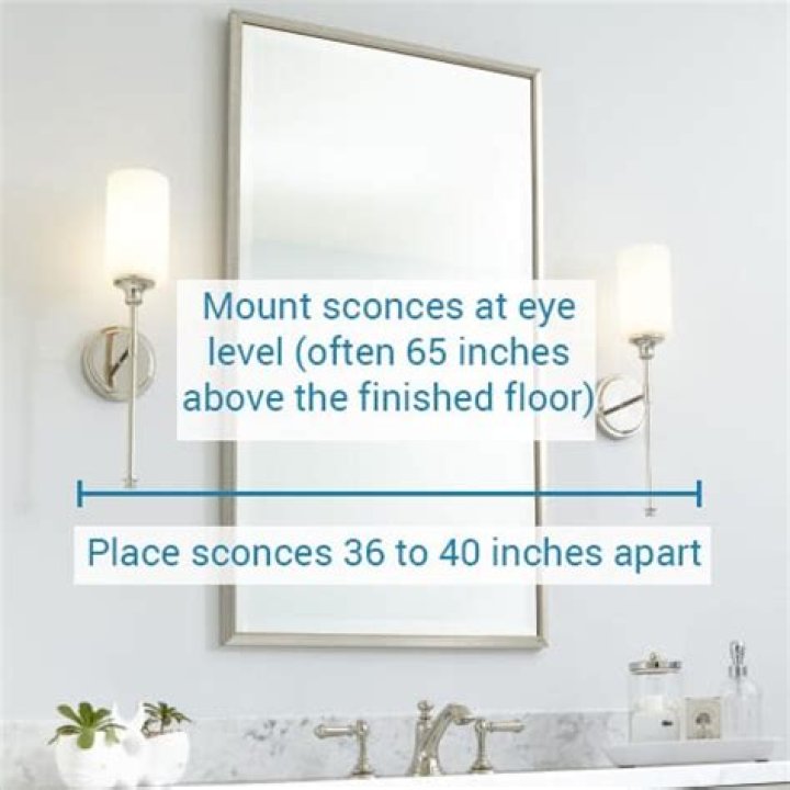 Question: What Size Mirror For 48 Inch Vanity With Sconces