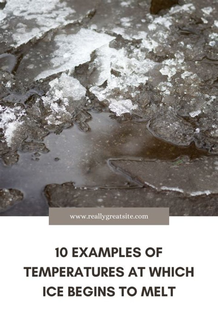 Question: What Temperature Does Snow Melt