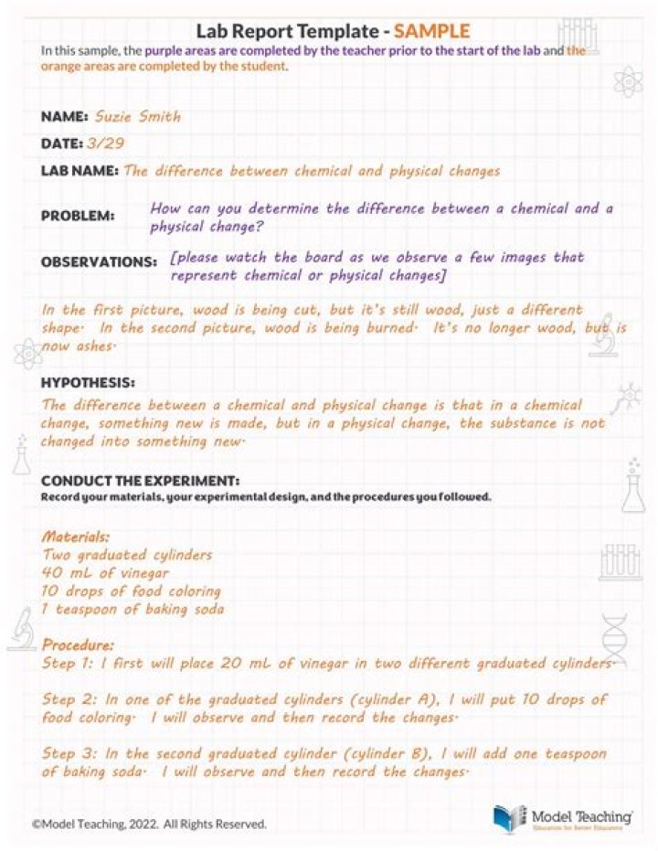 What Tense Should A Lab Report Be Written In